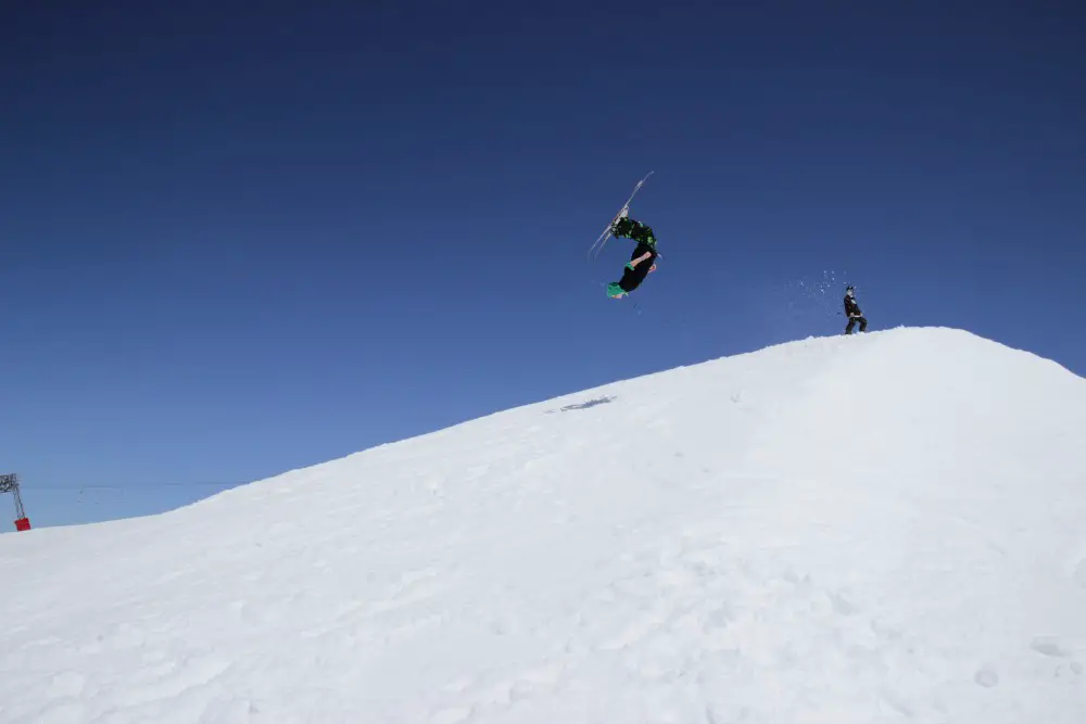 Skiing on Schweitzer