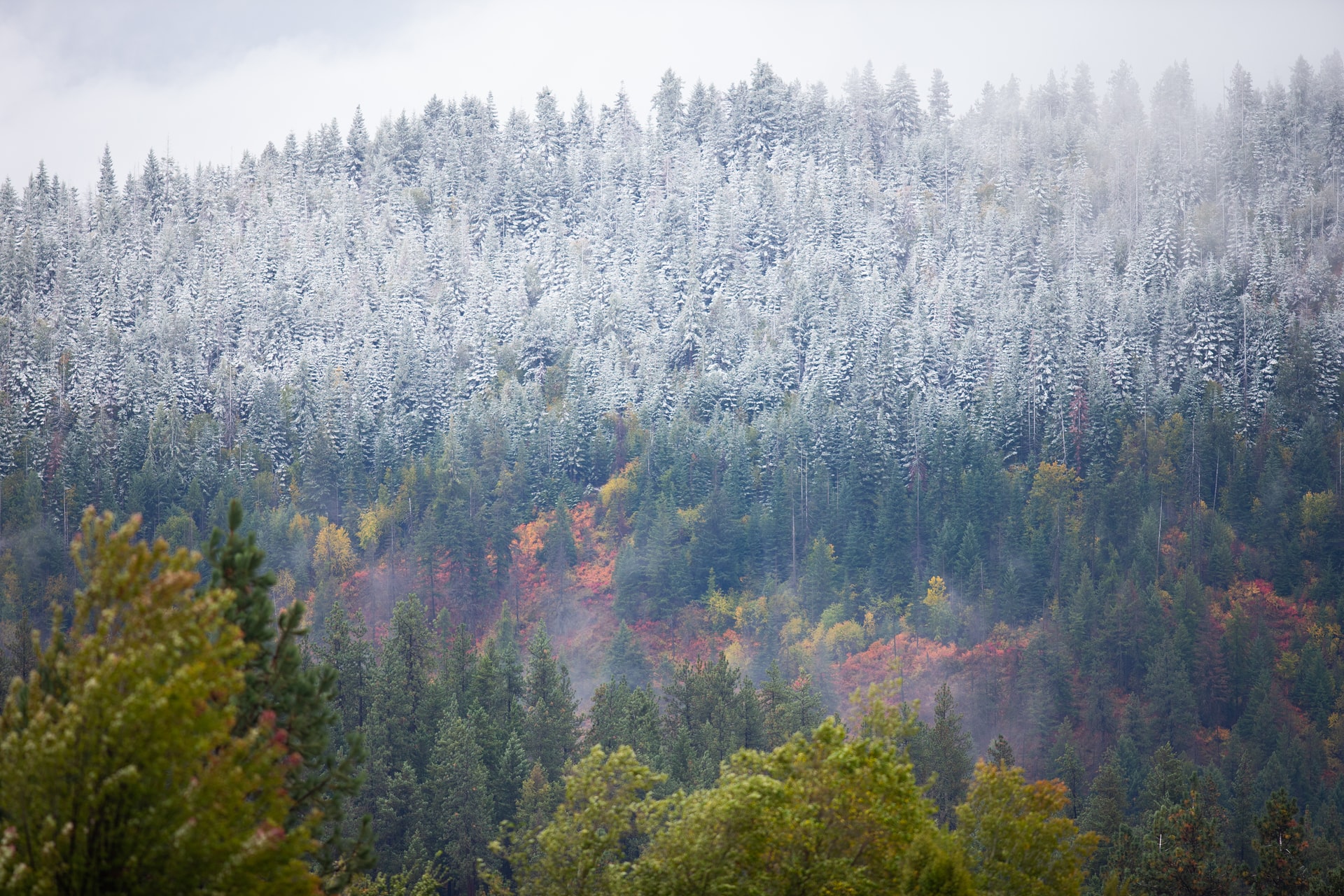 What is winter like in Coeur d’Alene, Idaho?